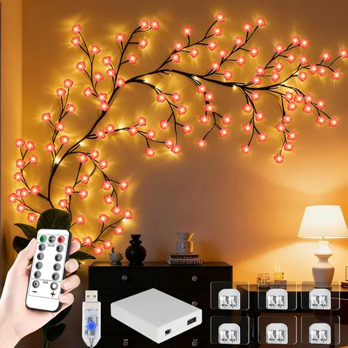 Vista 15 de 4FT 48LED USB Huevo de Pascua Rama Luces para decoración de pared, caja de 1 huevo de Pascua 48 LED