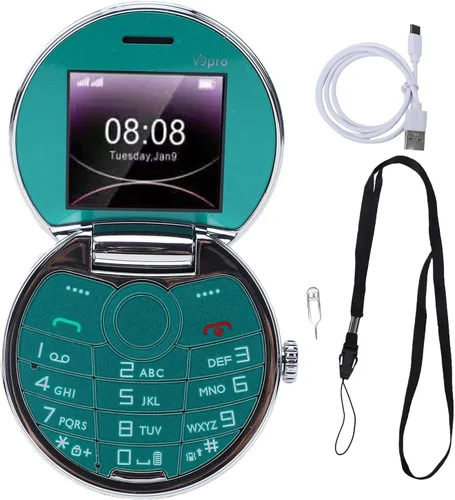 Vista 11 de Teléfono celular, pantalla dual de 1.77 pulgadas, doble tarjeta en espera, botones grandes, sonido claro, MP3, FM, Bluetooth, teléfono móvil