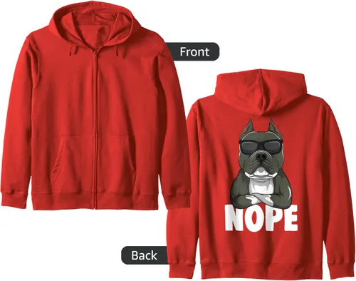 Vista 20 de American Bully - Sudadera con capucha con cremallera para perro, Negro