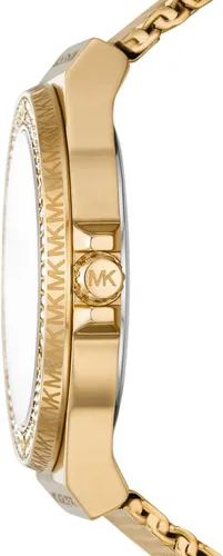 Vista 2 de Michael Kors Reloj de cuarzo Lennox para mujer, Oro, MK7335 - Lennox Reloj de tres manecillas