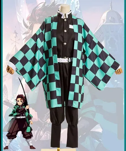 Vista 2 de Disfraz de cosplay unisex para adultos, chaqueta, uniforme con disfraz de anime cosplay, kimono