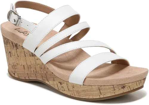 Vista 3 de LifeStride Women's Discover Strappy Platform Wedge Sandal