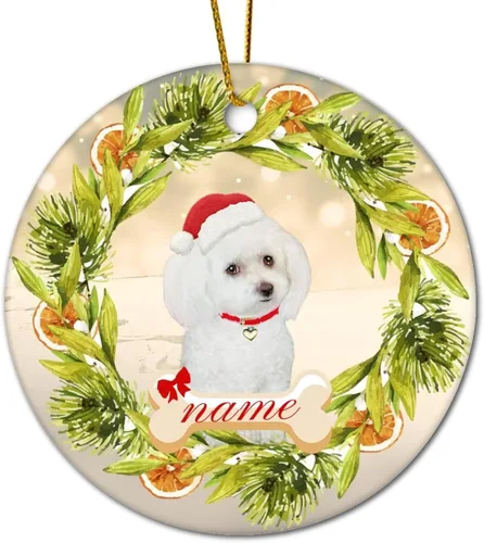 Vista 8 de Wolf Sable Pomeranian Ornaments Personalized Dog Ornament Custom Christmas Pet Ornament Pet Remembrance Keepsake Dog Memorial Gift 3" Pet Keepsake