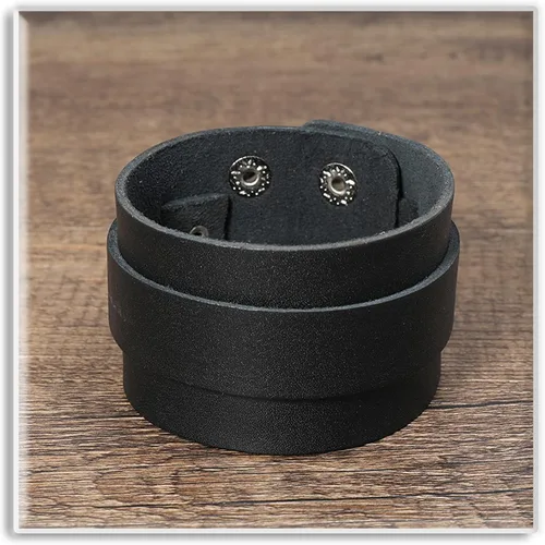 Vista 5 de Xusamss Pulsera ancha de cuero Punk Rock