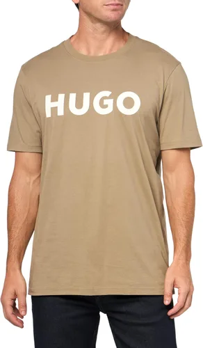 Vista 75 de Hugo Men's Print Logo Short Sleeve T-Shirt Blanco