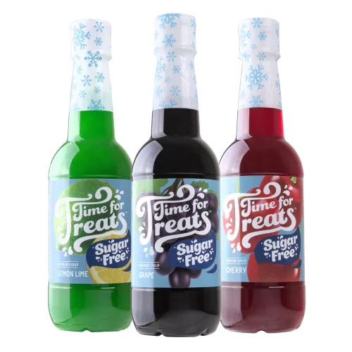 Vista 27 de Time For Treats 3 paquetes de crema de naranja, sangre de tigre, jarabe de uva de 16.9 onzas líquidas por botella para conos de nieve, refrescos