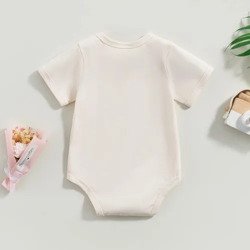 Vista 3 de SAYOO Body Occidental para Bebés Niñas y Niños, Ropa de Vaquero Country Vaquera Divertido Adorable Creeper de Una Pieza Body para Bebés