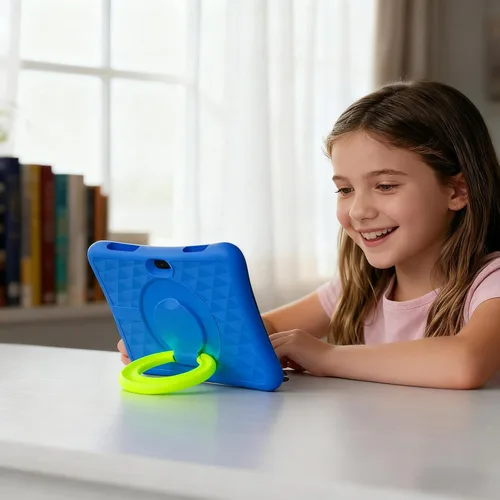 Vista 7 de ZZB Tableta para niños de 10 pulgadas, Android 15.0, 8 GB (3+5 extendidos) RAM 32 GB ROM (expandible a 1 TB) Cámara dual de 6000 mAh precargada