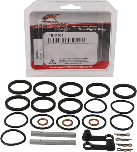 Vista 3 de All Balls Kit de reconstrucción de pinza delantera de carreras 18-3101 compatible con/reemplazo para Yamaha FZ6 2007-2009, FZS FAZER 600 1998