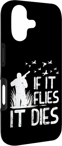 Vista 3 de If It Flies Dies Duck Goose Quail Pheasant Hunt Hunter Gift Case for iPhone 17