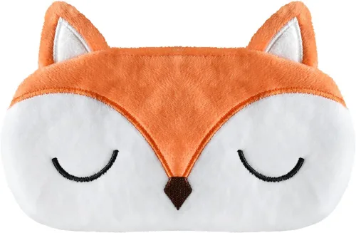 Vista 14 de Lindas máscaras para dormir con diseño de animales de dibujos animados, máscara de felpa para dormir y con los ojos vendados de viaje, divertida