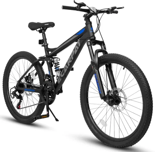 Vista 21 de Full Suspension Mountain Bike 21-Speed Verde