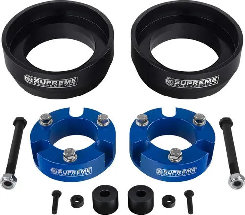 Vista 10 de Supreme Suspensions - Kit de elevación delantera y trasera de 2.5 pulgadas con espaciadores de caída diff para Toyota 4Runner 2003-2023 / Toyota FJ