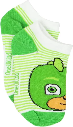 Vista 4 de PJ Masks Paquete múltiple de calcetines para niños y niñas pequeños (pequeño, blanco héroe), Hero BlancoMulti, S