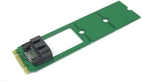 Vista 2 de SATA HDD a M.2 NGFF Socket Adaptador Convertidor Tarjeta