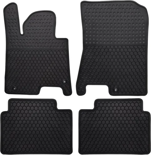 Vista 14 de Alfombrillas de coche personalizadas para Hyundai Sonata 2015 2016 2017 2018 2019/2016-2020 Kia Optima 2015 2016 2020 inodoro, lavables, resistentes