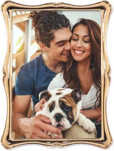 Vista 7 de Lawrence Frames Marco de metal, romance, bronce, 4x4