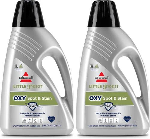 Vista 12 de NUEVA Fórmula de limpieza concentrada BISSELL Little Green Pro Oxy para manchas y olores en limpiadores profundos portátiles, 6 sobres de súper