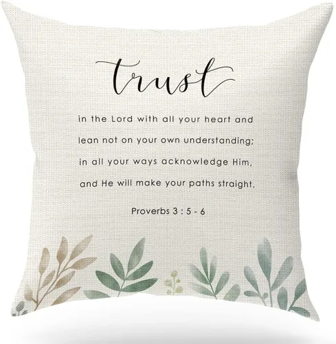 Vista 10 de KongMoTree Fundas de Cojines Decorativos con 26 Letras Inglesas Decorativas, Protectores de Almohada de Lino Decorativo, Funda de Almohada