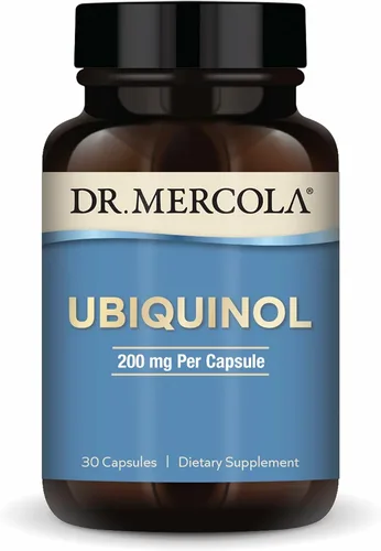 Vista 9 de Dr. Mercola Ubiquinol 100 mg por porción, 30 porciones (30 cápsulas), suplemento dietético, apoya la salud y el bienestar general, sin OMG