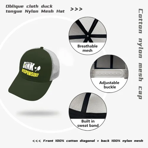 Vista 7 de devor Gorra de béisbol Dink Responsibly Dad Gorras de béisbol con gráficos ajustables