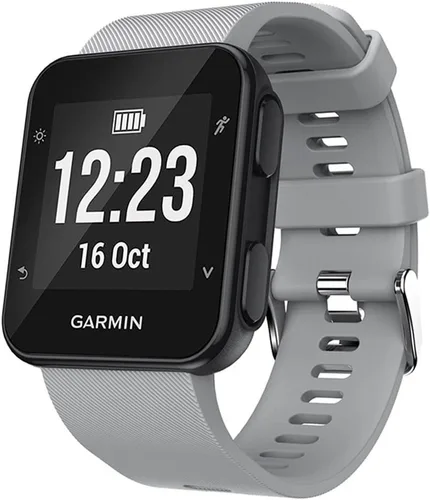 Vista 9 de Correa para Garmin Forerunner 35, correa de repuesto de silicona suave para reloj inteligente Garmin Forerunner 35/Forerunner 30, se ajusta a