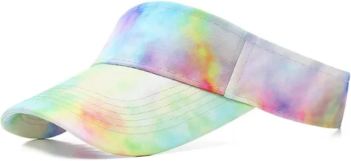 Vista 18 de Gorras Deportivas con Visera Solar de Algodón con Parte Superior Abierta para Hombres y Mujeres Verde militar