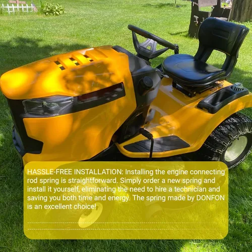 Vista 6 de DONFON 20-089-10-S - Muelles de enlace de motor para césped y jardín, compatibles con cortacéspedes Cub Cadet y motores Kohler