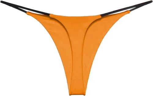 Vista 7 de Tanga de encaje sin costuras para mujer, ropa interior de cintura alta con tiras en G Serie 010-leopardo