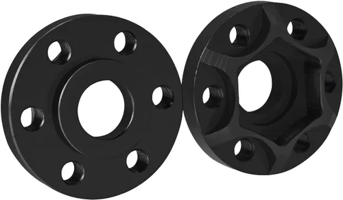 Vista 7 de 4 piezas de accesorios RC de aluminio de 0.472 in, adaptador de cubo hexagonal para 1/10 RC Crawler 1.9 pulgadas o 2.2 pulgadas, RimAxial Scx10 Trx4
