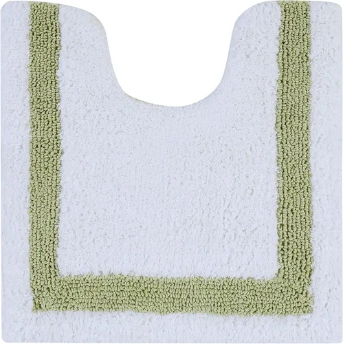 Vista 95 de Better Trends - Alfombra de baño 100% algodón reversible, altamente absorbente y lavable a máquina, suave, tapete de ducha para piso de baño