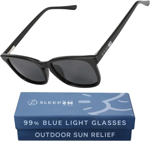 Vista 45 de Sleep ZM Blue Light Blocking & Light Sensitivity Glasses - 14 Lens Types for Comfort, Relaxation, Sleep & Relief