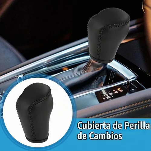 Vista 2 de Funda para palanca de cambios de coche para Mazda CX-5 17-22 Negro