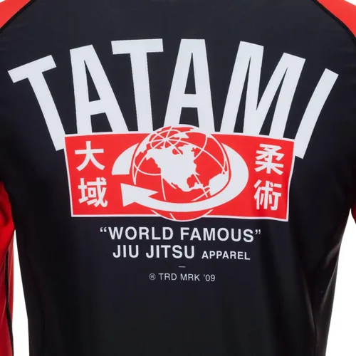 Vista 5 de Tatami Fightwear Camiseta de manga larga de fama mundial, color negro