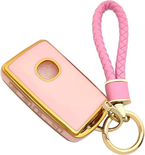 Vista 22 de Funda para Llavero Portallaves Estuche Soporte para Llaves Carcasa Protectora de TPU Suave Protector Accesorios para Automóvil