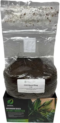 Vista 2 de Myco Labs Co2 Boost Bolsa de cultivo de hongos autoactivados para plantas, salas de cultivo y tiendas de campaña 2.0