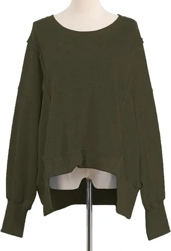 Vista 5 de Sudaderas casuales de manga larga con cuello redondo para mujer, con bolsillos, casual, para otoño 2023