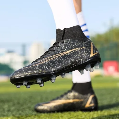 Vista 3 de MEBAMY Zapatos de fútbol para hombre TPUAG profesionales de uñas largas para deportes al aire libre botas de fútbol para correr para exteriores e