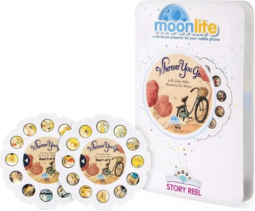 Vista 14 de Moonlite Story Reel Goodnight Moon set de exploración de aprendizaje, Multicolor