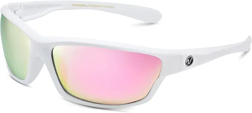 Vista 52 de Nitrogen Gafas de sol deportivas polarizadas envolventes para hombres y mujeres, UV400, para conducir, pescar, correr, gafas de sol