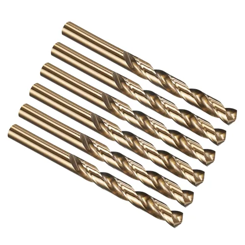Vista 45 de PATIKIL Broca Jobber de 0.039 in, vástago recto M35 cobalto 5% acero de alta velocidad 135° acabado dorado para metal duro de acero inoxidable - 2