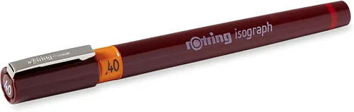 Vista 4 de Rotring Isograph Plumas para dibujo técnico. Juego de 3 unidades, Marrón
