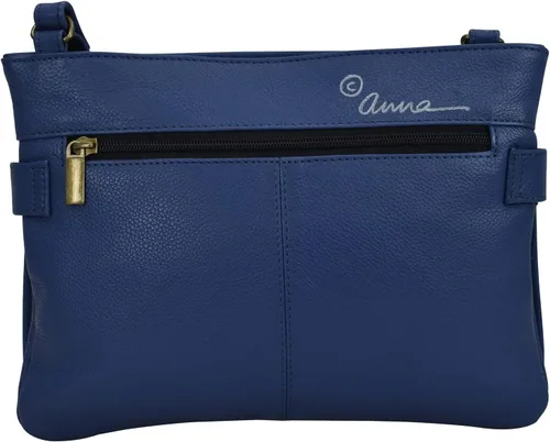 Vista 2 de Anna by Anuschka Women's Genuine Leather Medium Crossbody Handbag