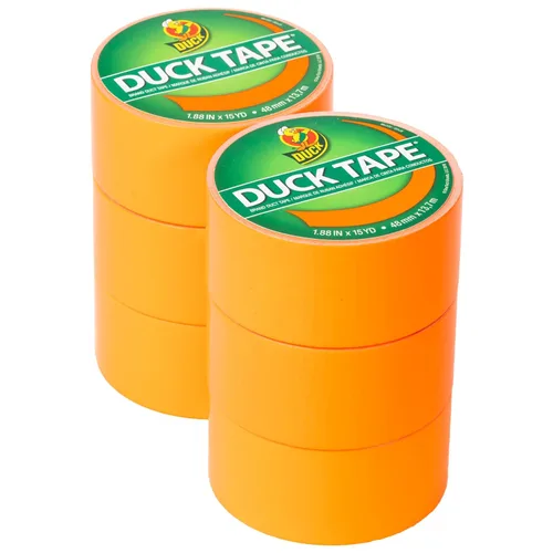 Vista 30 de Cinta adhesiva Duck Brand Duck de color, 6 rollos, Rosa bebé (240976_C)