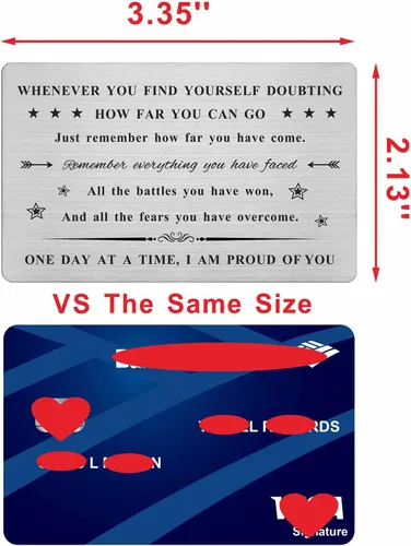 Vista 2 de Sobriety - Tarjeta de regalo para mujeres y hombres, regalo sobrio Recuerdo de regalo de recuperación AA de orgullo regalos de Navidad