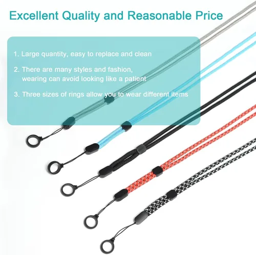 Vista 6 de Accesorios de diálisis peritoneal, 5 PCS PD Dialisys Holder Transfer Set PD catéter titular ajustable cuello cordón longitud seguro ostomía