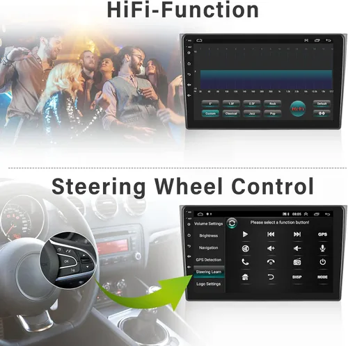 Vista 7 de Estéreo de coche 2G+64G Android 13 para Mazda CX-9 2007-2015, radio de coche con pantalla táctil HD de 10.1 pulgadas con Apple Carplay y Android
