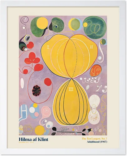 Vista 23 de Poster Master Póster de ilustración vintage, impresión retro moderna, los diez más grandes n.º 1, infancia, flor, abstracto, regalo para artista