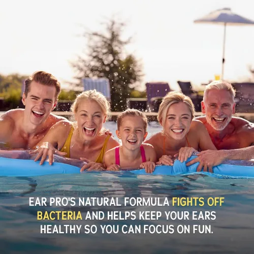 Vista 7 de EarPro - Aerosol natural para oídos para niños y adultos (0.7 onzas líquidas), bloquea el agua antes de nadar, surfear o bucear, reemplaza