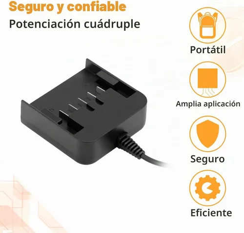 Vista 5 de Shentec Cargador de batería de iones de litio de 18 V compatible con Metabo